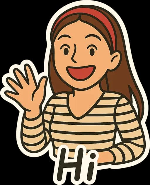 Daily Stickers - Hi!