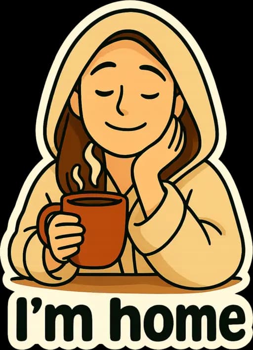 Daily Stickers - I'm Home!