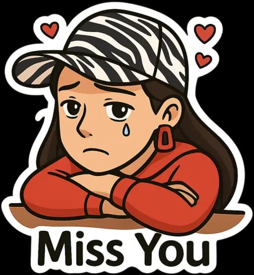 Daily Stickers - Miss You!