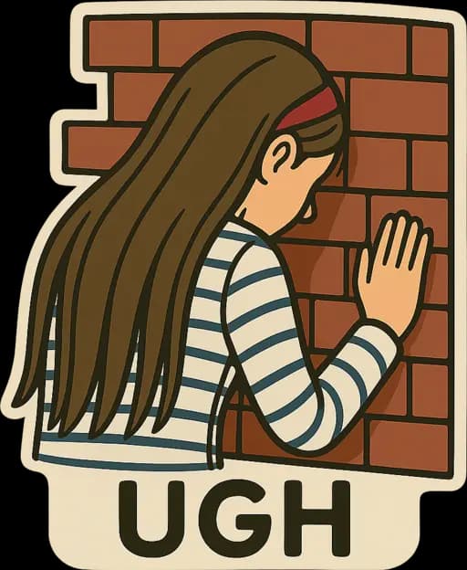 Daily Stickers - Ugh!